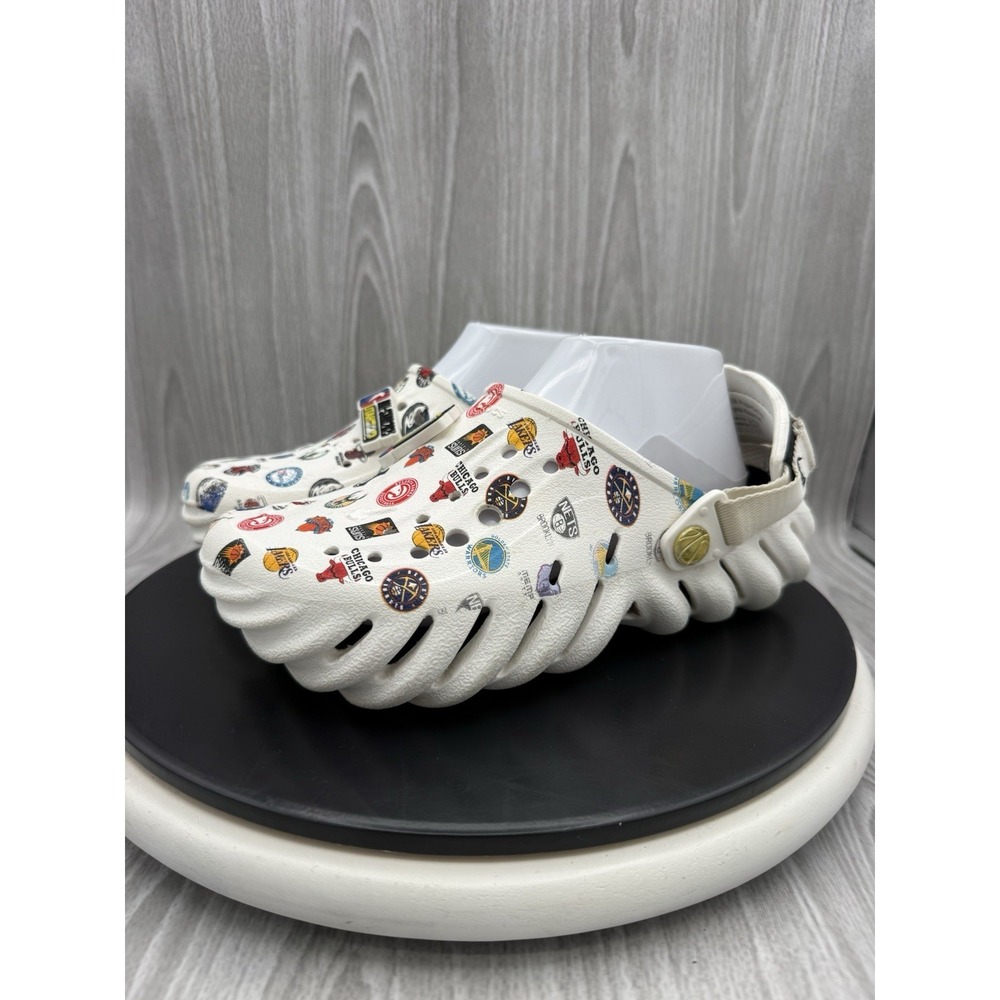 Crocs Echo Clog NBA All-Star Game 2023 Womens Size 6 White Slip On Shoes Sandals